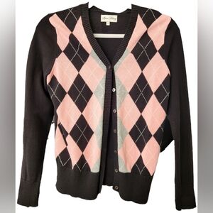Sport Haley argyle print button-down cardigan